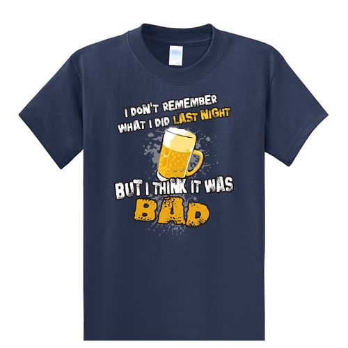 Alcohol Tall Graphic Tee