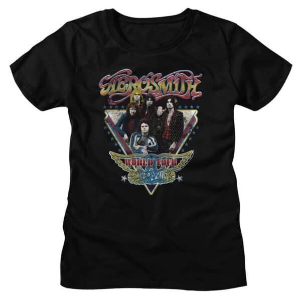 World Tour- Ladies Aerosmith T-Shirt