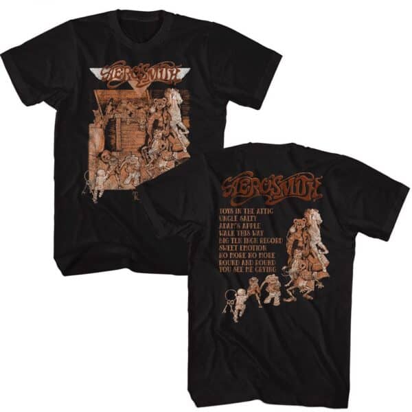 Toys Cover Art-  Aerosmith T-Shirt 2-Sided