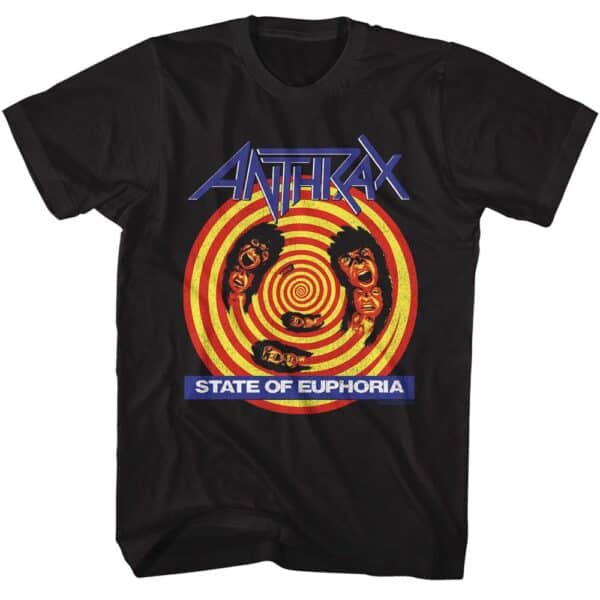 ANTHRAX-ANTHRAX STATE OF EUPHORIA-BLACK ADULT S/S TSHIRT