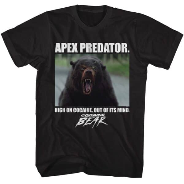 Cocaine Bear Apex Predator- S/S Tshirt