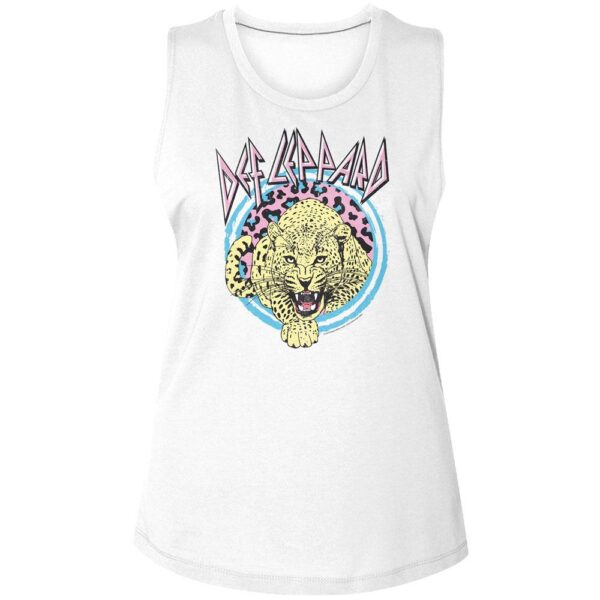 Pastel Leppard 2-Ladies Muscle Tank