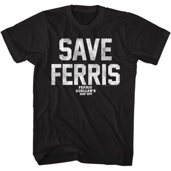 Save Ferris Wht Ink- S/S Tshirt