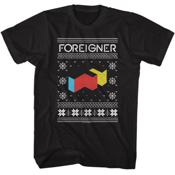 Foreigner F Logo Xmas Sweater- S/S Tshirt