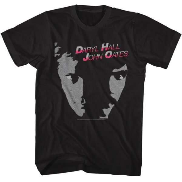 Hall And Oates Faces- S/S Tshirt