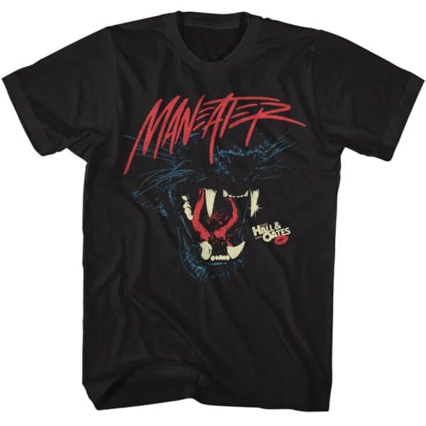 Hall And Oates Maneater Panther- S/S Tshirt