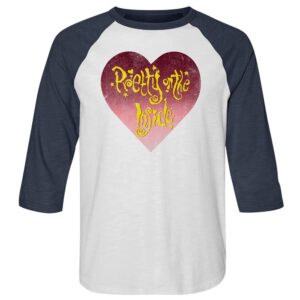 Hole-Pretty On Inside- 3/4 Sleeve Raglan