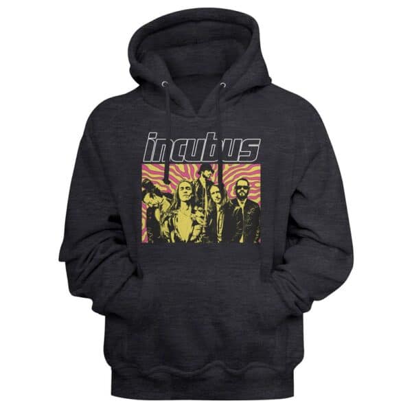 Incubus Swirl Background- L/S Sweatshirt W/Hood