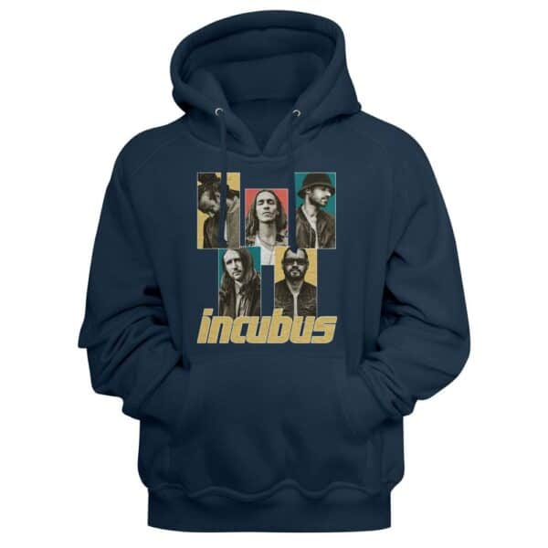 Incubus Band Member Boxes- L/S Sweatshirt W/Hood