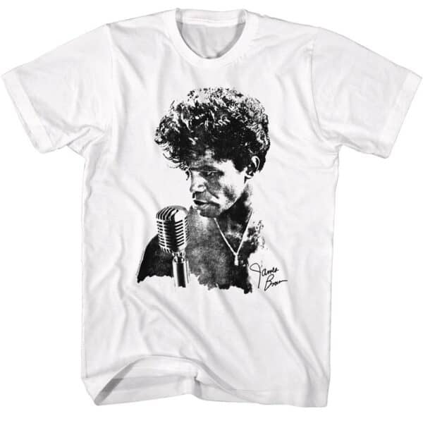 James Brown Jb Microphone- S/S Tshirt