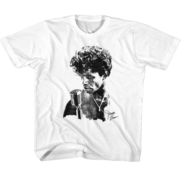 James Brown Jb Microphone-Youth S/S Tshirt