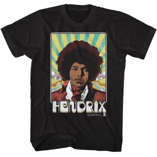 Jimi Hendrix Psychadelic Card- S/S Tshirt