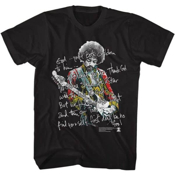 Jimi Hendrix Shine Like A Star- S/S Tshirt