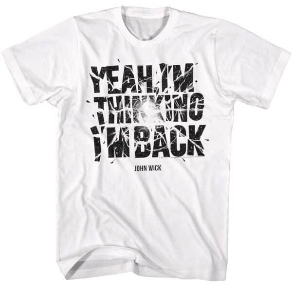 John Wick Explosive Text- Adult S/S Tshirt