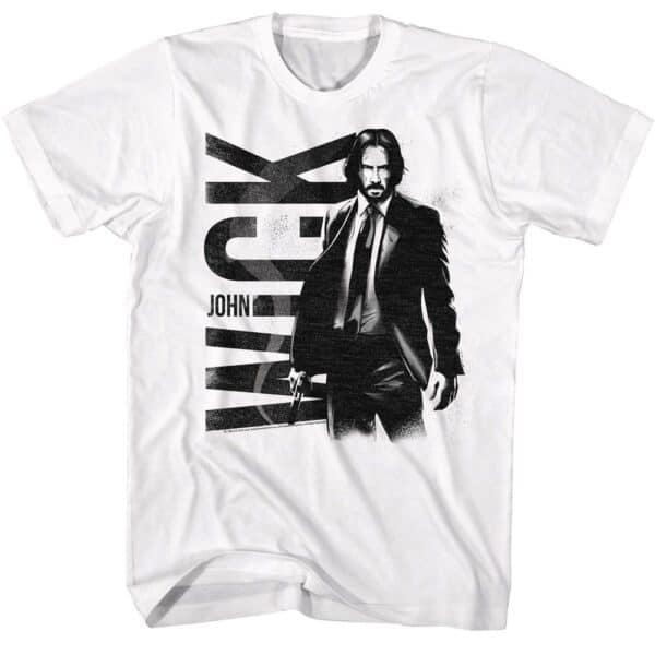 John Wick Bw  Adult S/S Tshirt