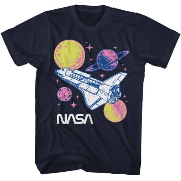 Nasa Pastel Planets- S/S Tshirt