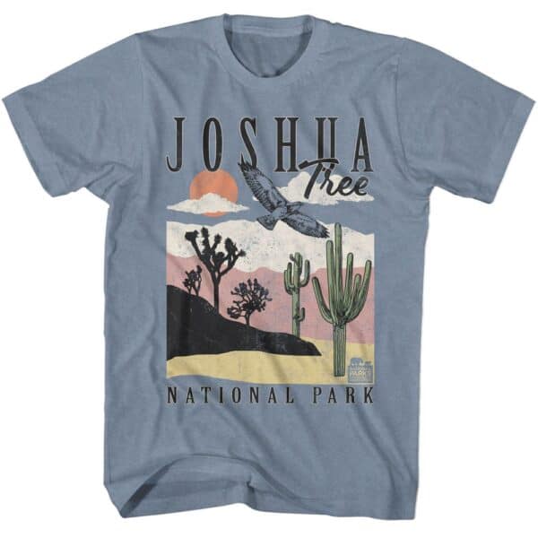 NPCA-JOSHUA TREE LANDSCAPE W CACTI-  S/S TSHIRT