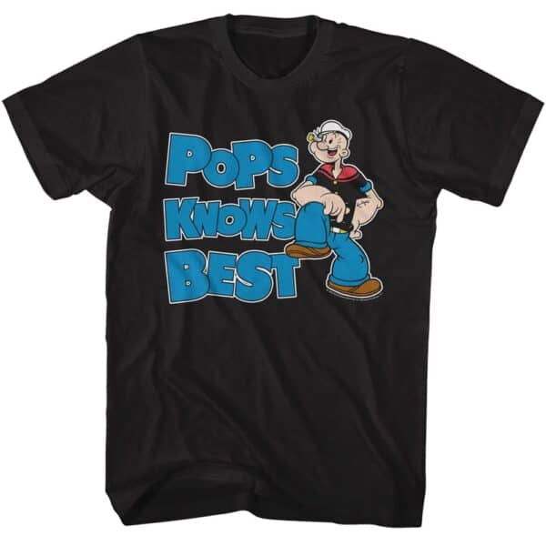 Popeye Pops Knows Best- S/S Tshirt