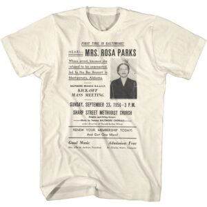 Rosa Parks Meeting Ad- S/S Tshirt