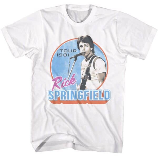 Rick Springfield Tour 1981- S/S Tshirt