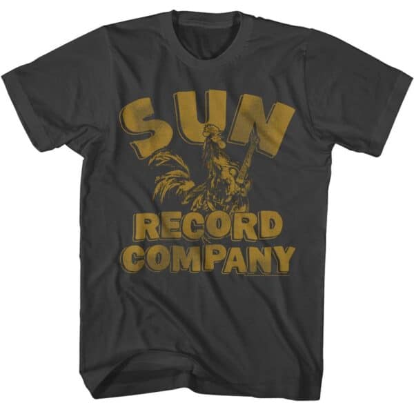 Sun Records Rooster And Logo- S/S Tshirt