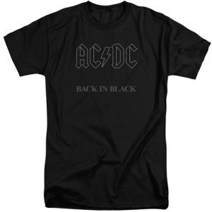 ACDC - BACK IN BLACK Tall Shirts