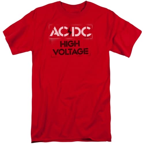 AC-DC tall shirts