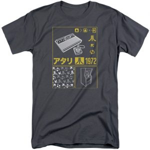 Atari Kanji Squares Tall shirts