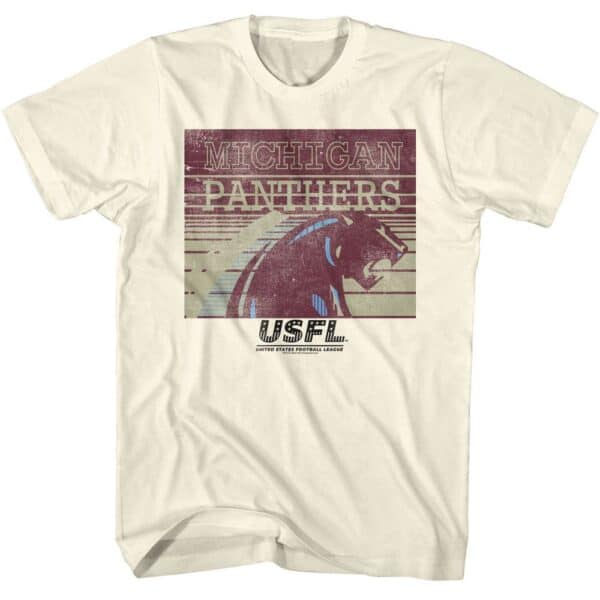 USFL-USFL Michigan Panthers-  S/S Tshirt