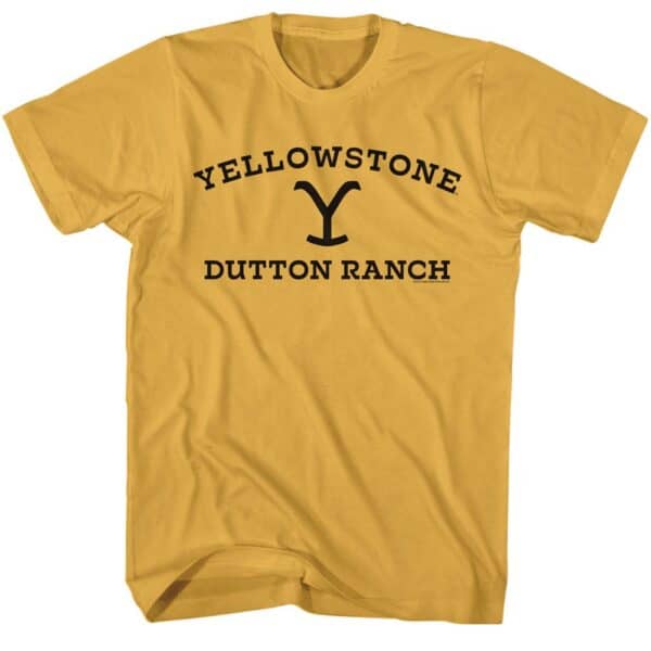 YELLOWSTONE-YELLOWSTONE DARK LOGO-GINGER ADULT S/S TSHIRT