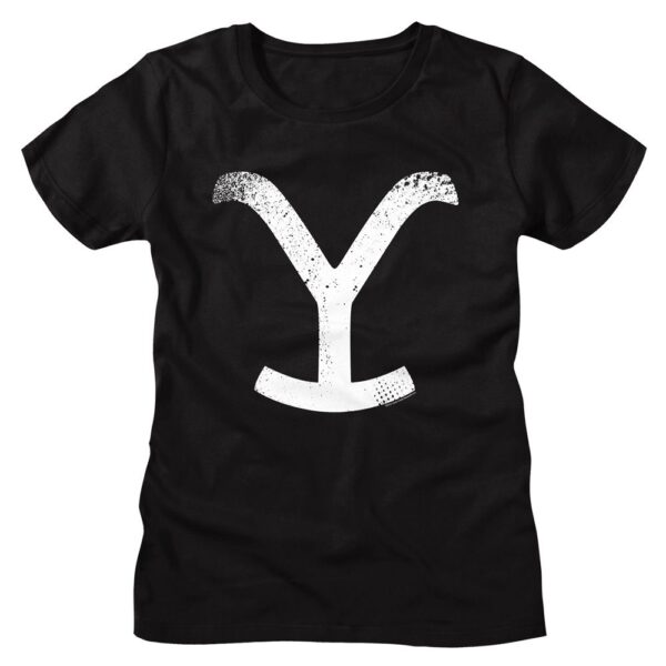 YELLOWSTONE-YELLOWSTONE BIG Y LOGO-BLACK LADIES S/S TSHIRT