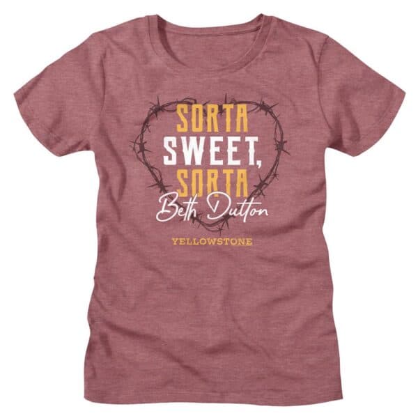 YELLOWSTONE-YELLOWSTONE SORTA BETH DUTTONAUVE HEATHER LADIES S/S TSHIRT